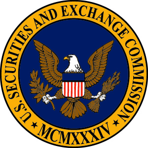 证券交易委员会印章的照片（S E C）。