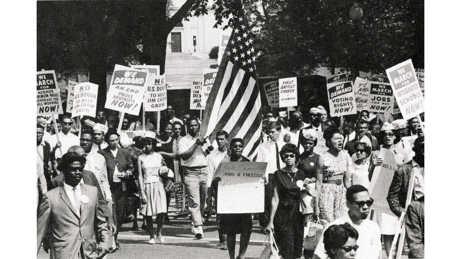 Fotografía de los participantes en marzo de 1963 en Washington