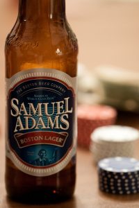 photo of Samuel Adams beer bottle