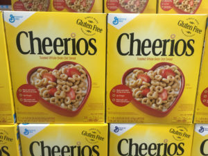 boxes of cheerios