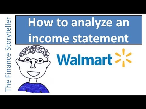 Thumbnail for the embedded element "How to analyze an income statement - Walmart example (case study)"