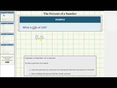 Thumbnail for the embedded element "Find the Percent of a Number"