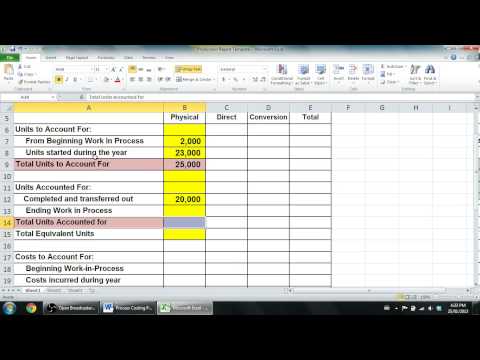 Thumbnail for the embedded element "Process Costing Part 2 - Managerial Accounting"