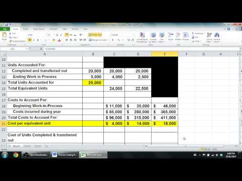 Thumbnail for the embedded element "Process Costing Part 3 - Managerial Accounting"