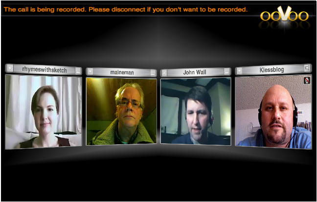 A video conference.