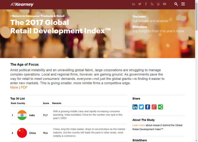 The 2017 global retail development index is open.