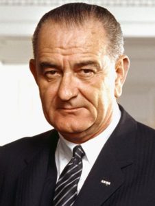 Photograph of Lyndon B. Johnson.