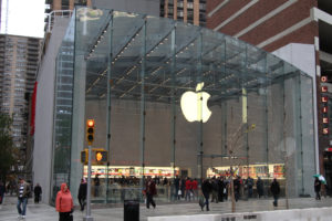Apple store on the upper West Side of New York City