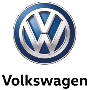 The Volkswagen logo, which is a V on a W within a circle.