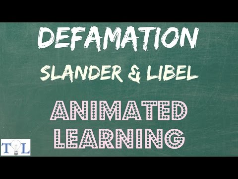 Thumbnail for the embedded element "What is Defamation, Slander, & Libel - Quick Lessons - Episode # 3"