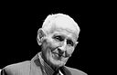 Black-and-white photograph of Dr. Jack Kevorkian