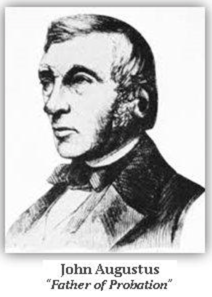 black and white portrait of John Augustus