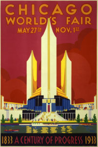 Poster of the Chicago World's Fair. Image description available.