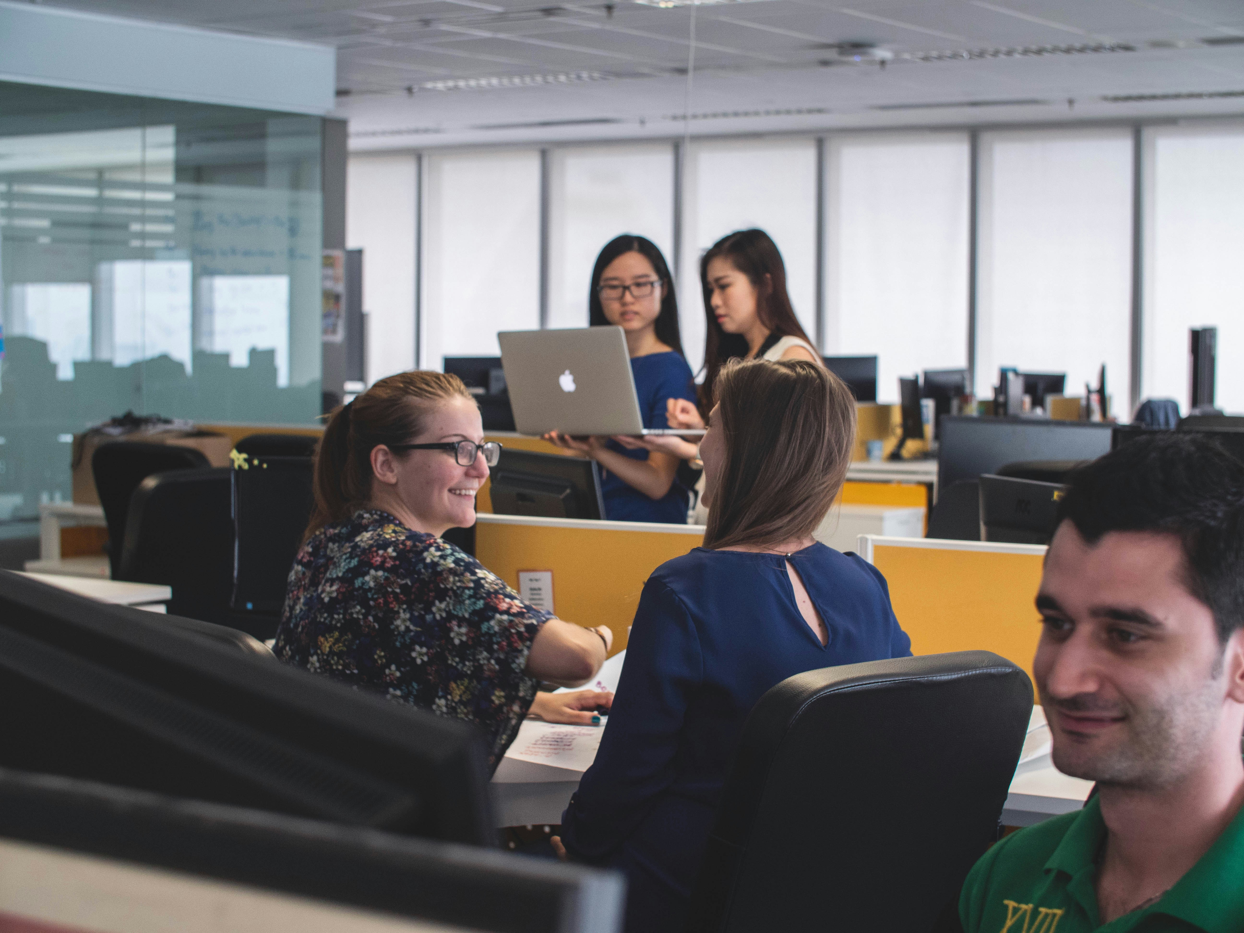 team inside an office