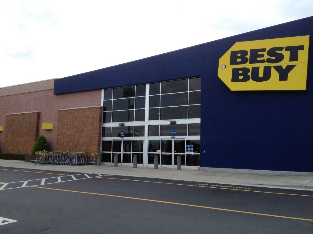 A Best Buy storefront