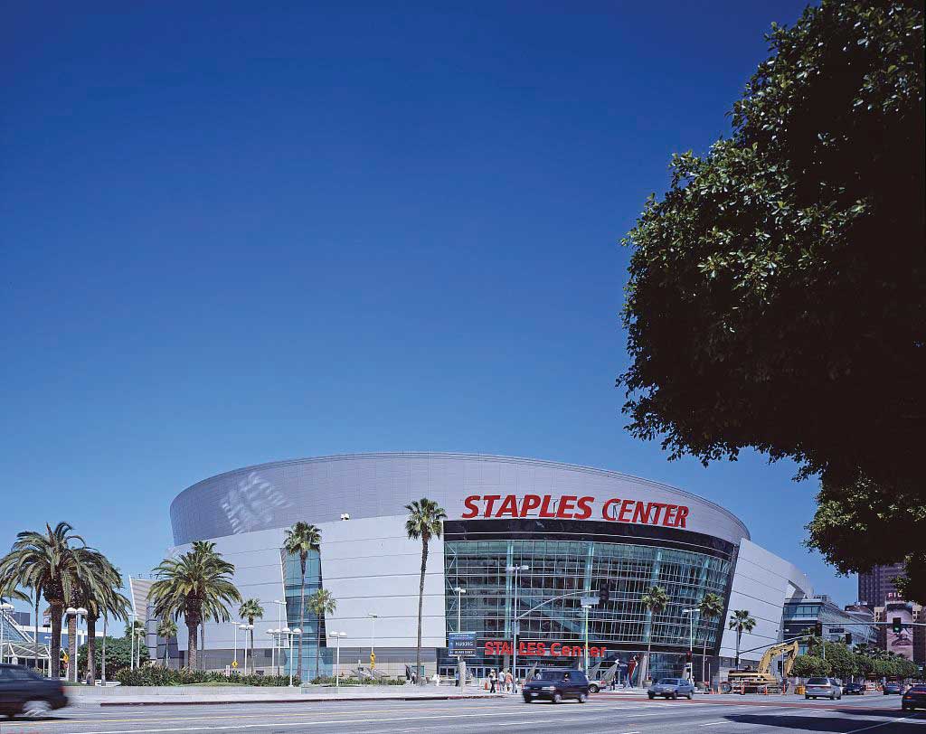 Streetview of a Staples center