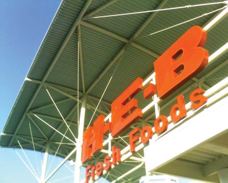 A HEB storefront