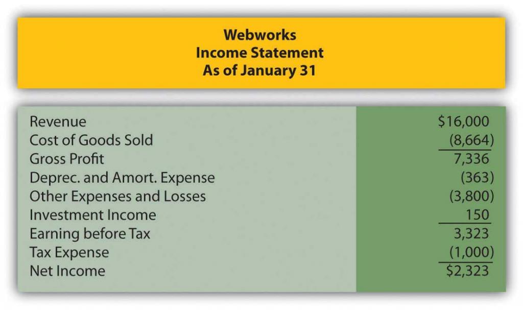 Webworks financial statements